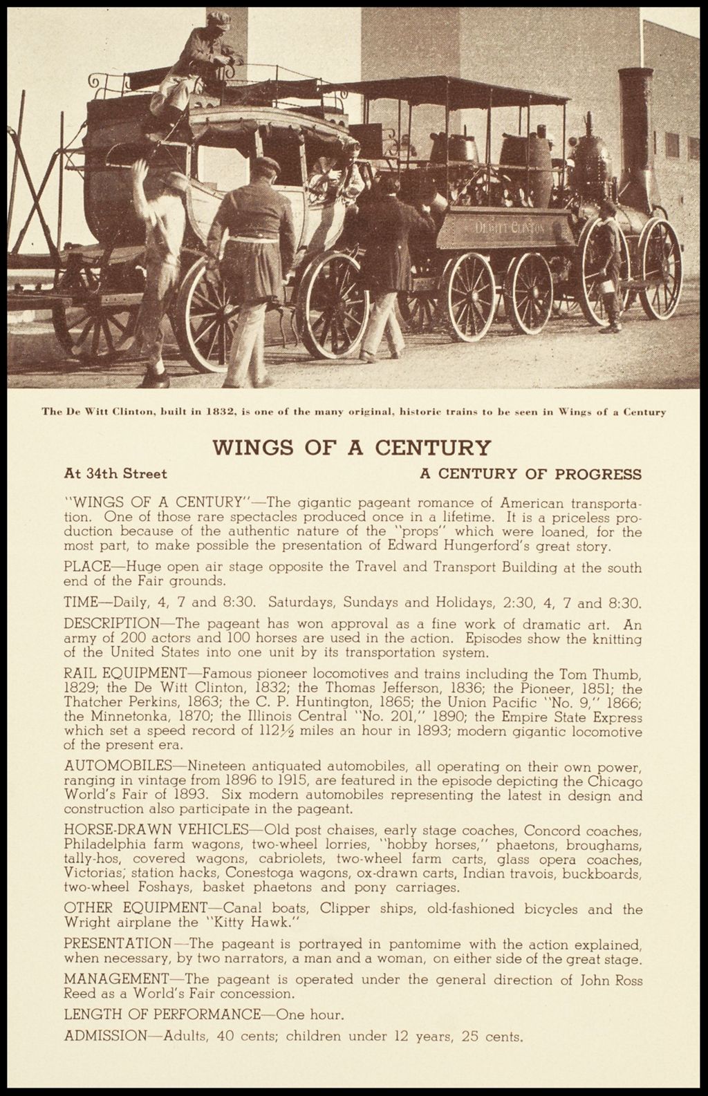 Wings of a Century (Folder 16-253)