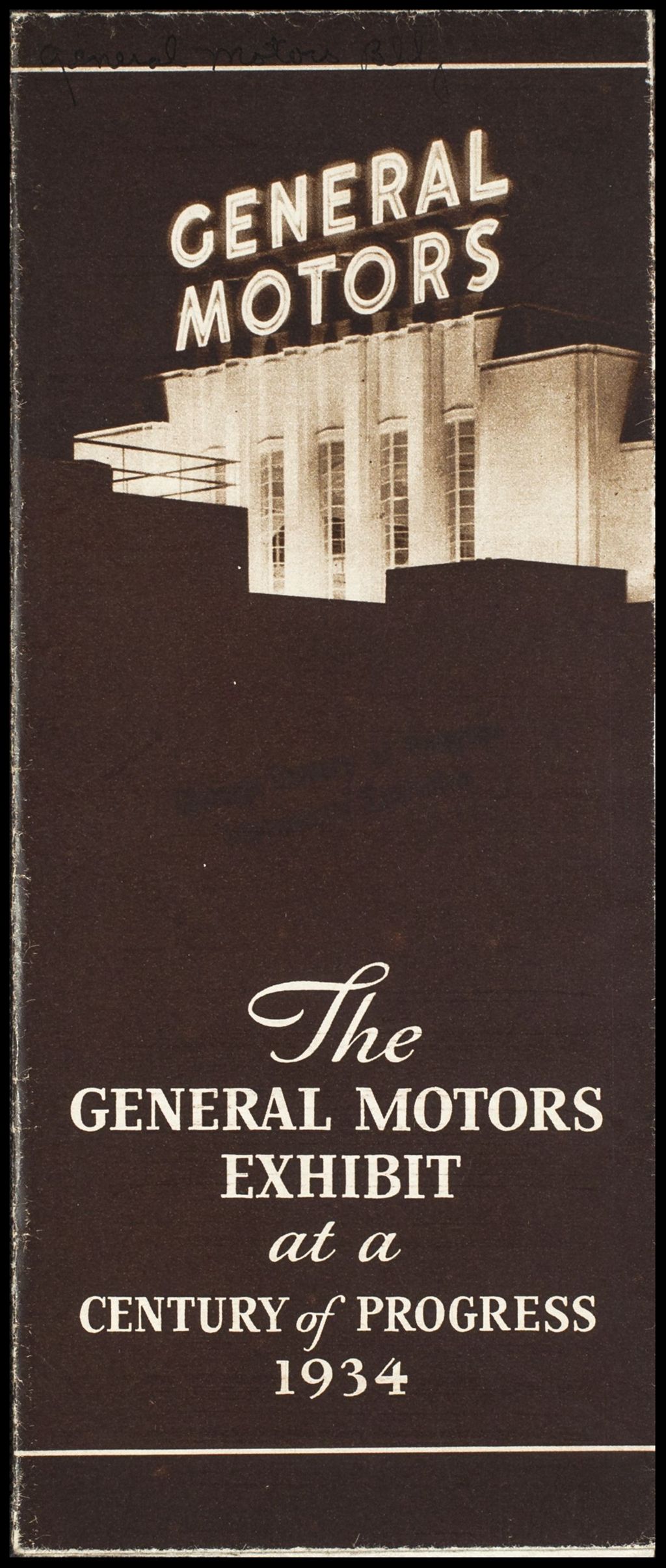 Miniature of General Motors building (Folder 16-305)