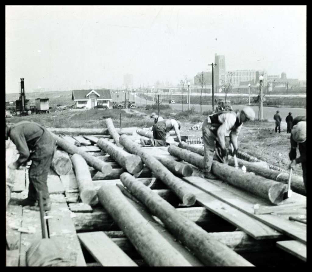 Construction of Old Fort Dearborn