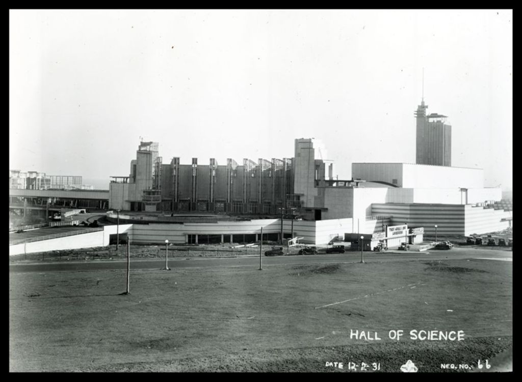 Miniature of View of the Hall of Science under construction in 1931