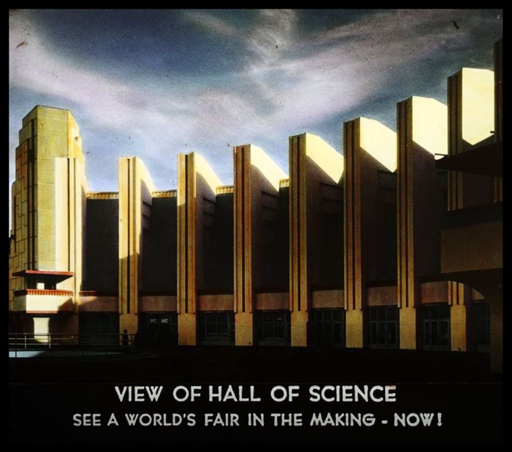 Miniature of Oblique view of the Century of Progress Hall of Science.