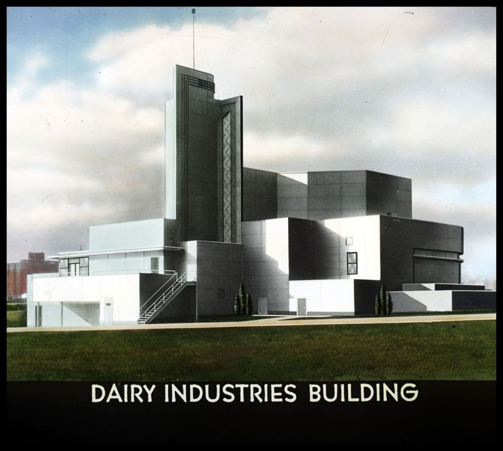 Miniature of Exterior view of the Dairy Industries Building.