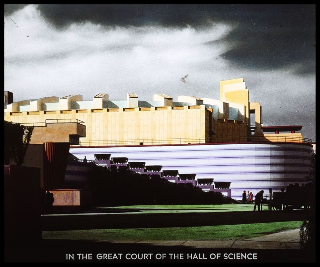 Miniature of The Great Court at the Century of Progress Hall of Science.
