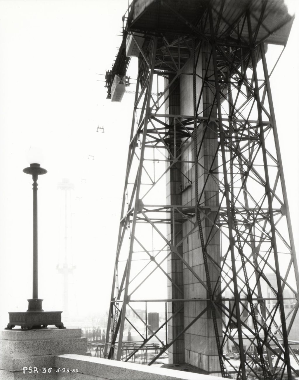 Miniature of Century of Progress Sky Ride towers