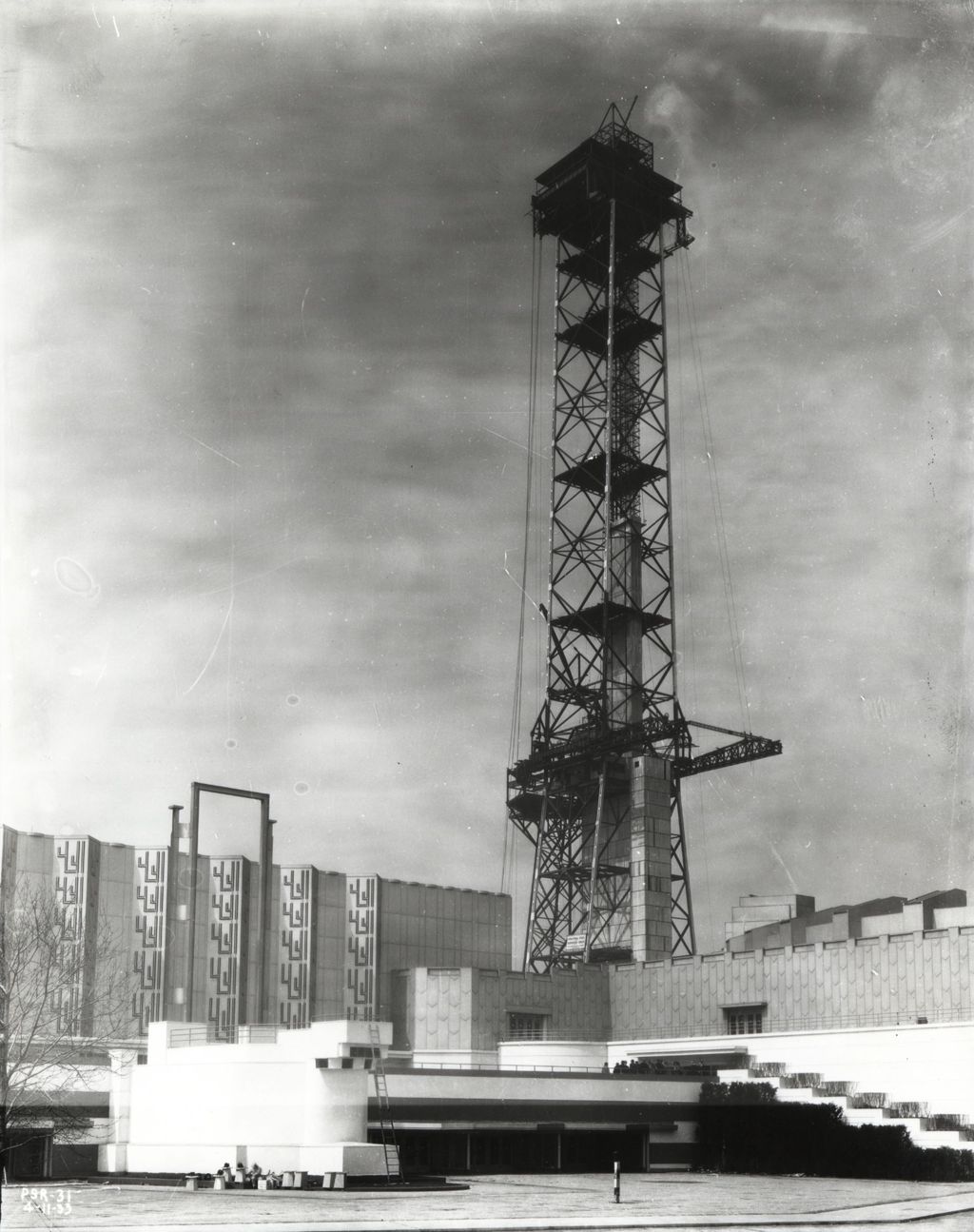 Century of Progress Sky Ride towers