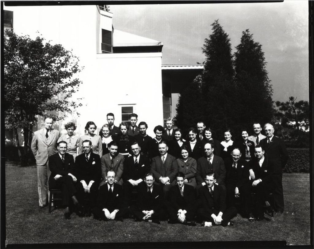 Miniature of Concessions Department staff pose for a group photograph.