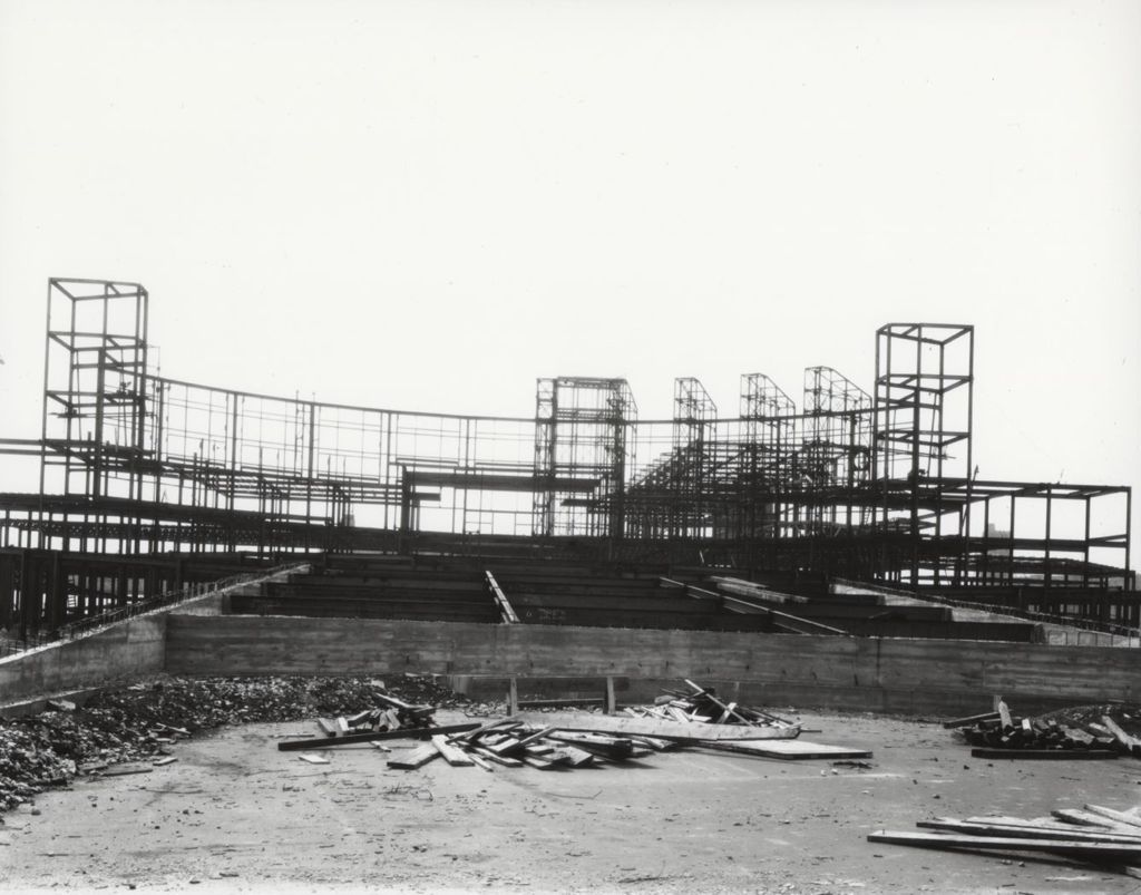 Construction of the Hall of Science building