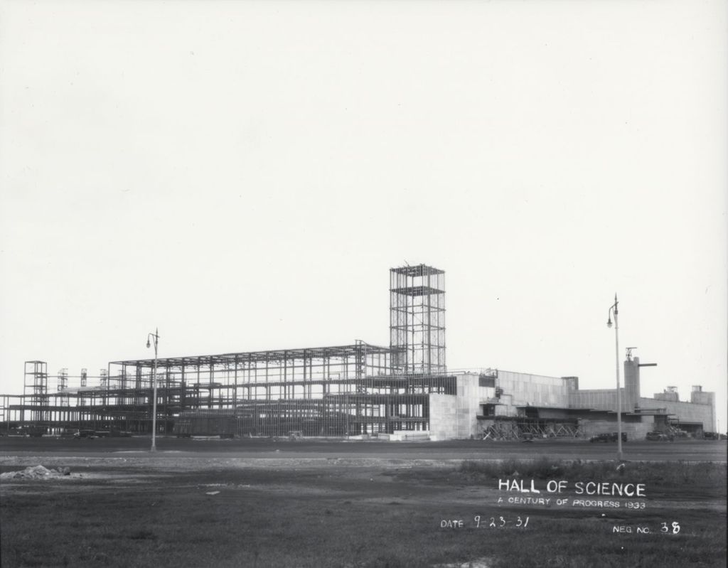 Miniature of Construction of the Hall of Science building