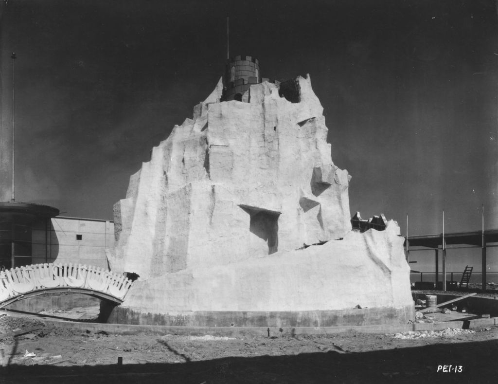 Miniature of Exterior view of Magic Mountain, part of the Enchanted Island exhibit at A Century of Progress.