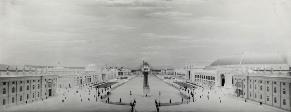 Miniature of Depiction of the fairgrounds at the World's Columbian Exposition.