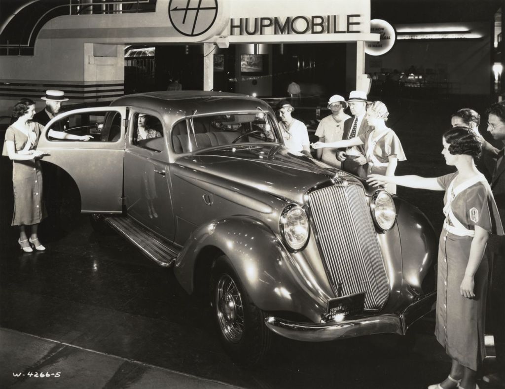Miniature of The Hupmobile exhibit at A Century of Progress International Exhibition, 1933-1934.