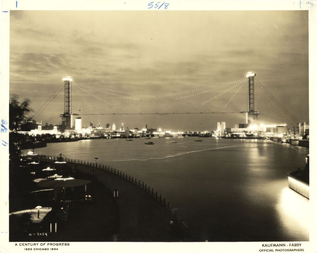 The Skyride at the Century of Progress International Exposition.