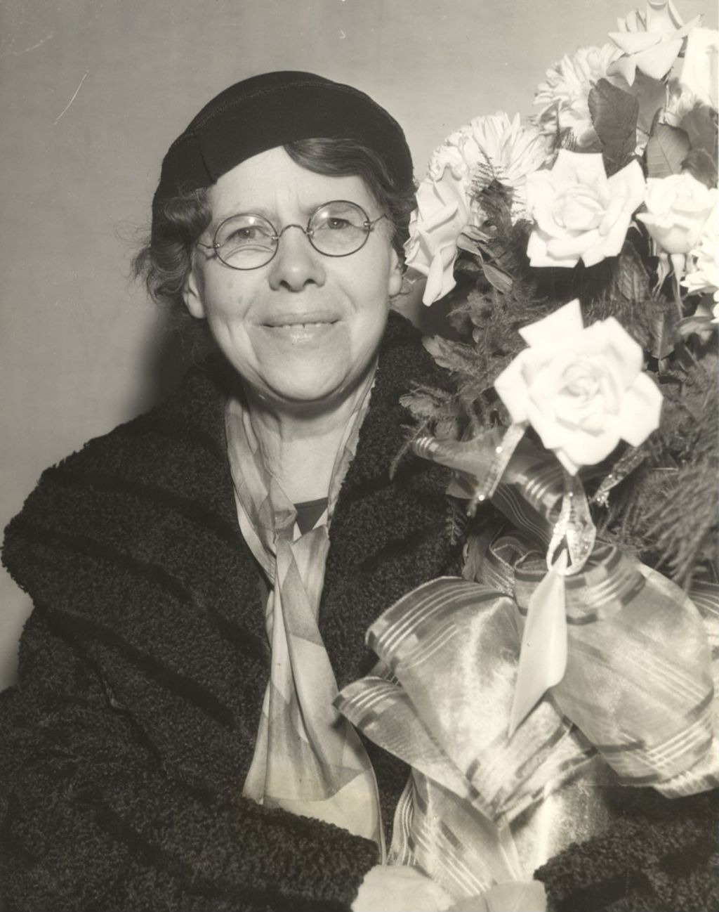 Mrs. Helen Reid the last millionth visitor to the World's Fair