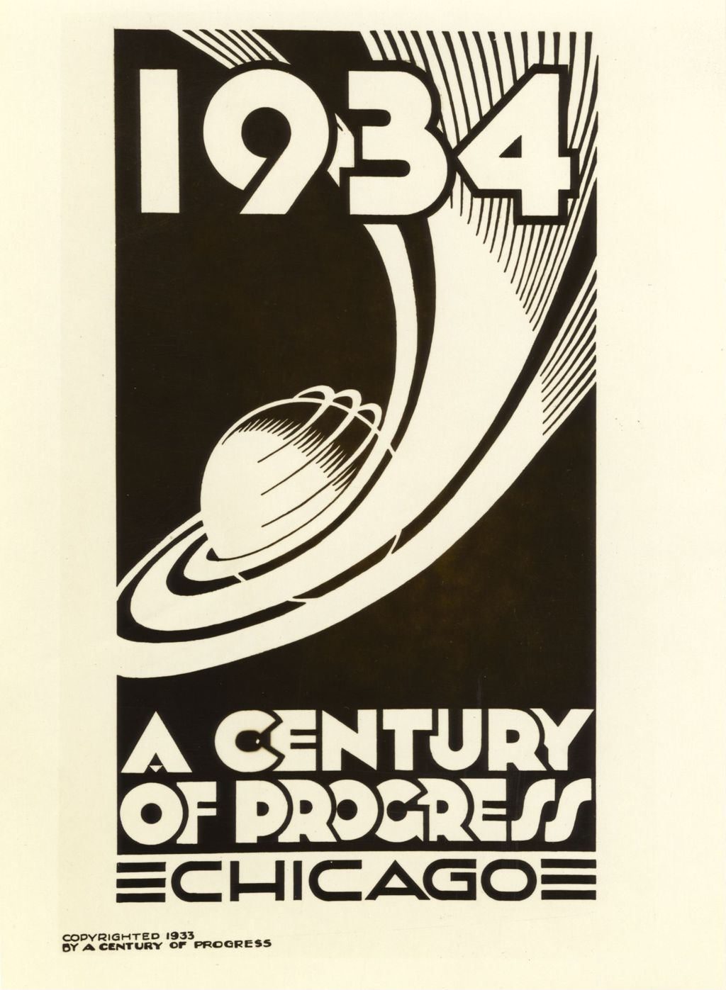 Miniature of The logo design for the 1934 Century of Progress International Exposition.
