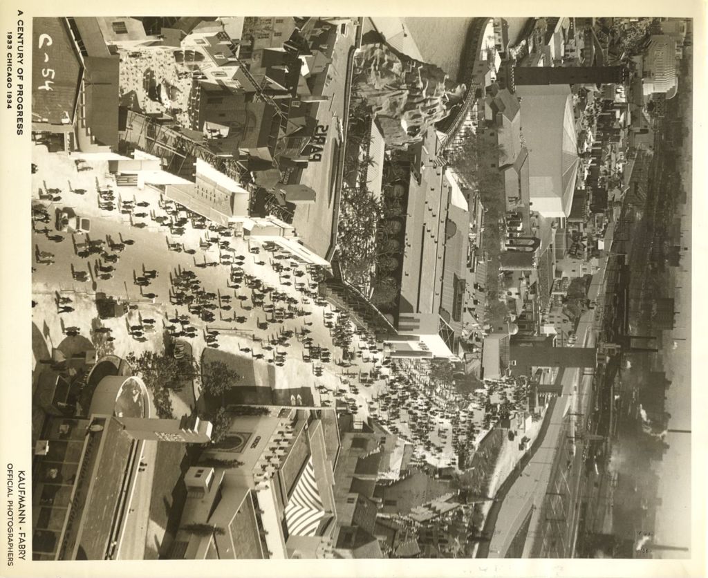 Miniature of Aerial view of the Century of Progress fairgrounds