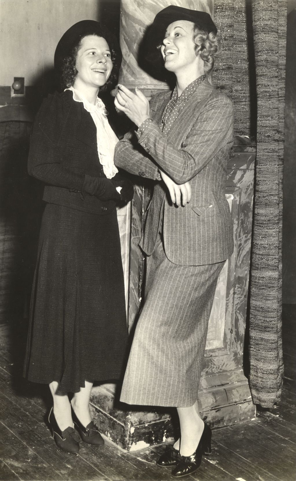 Grace Moore and Ruth Gordon at the Globe Theater
