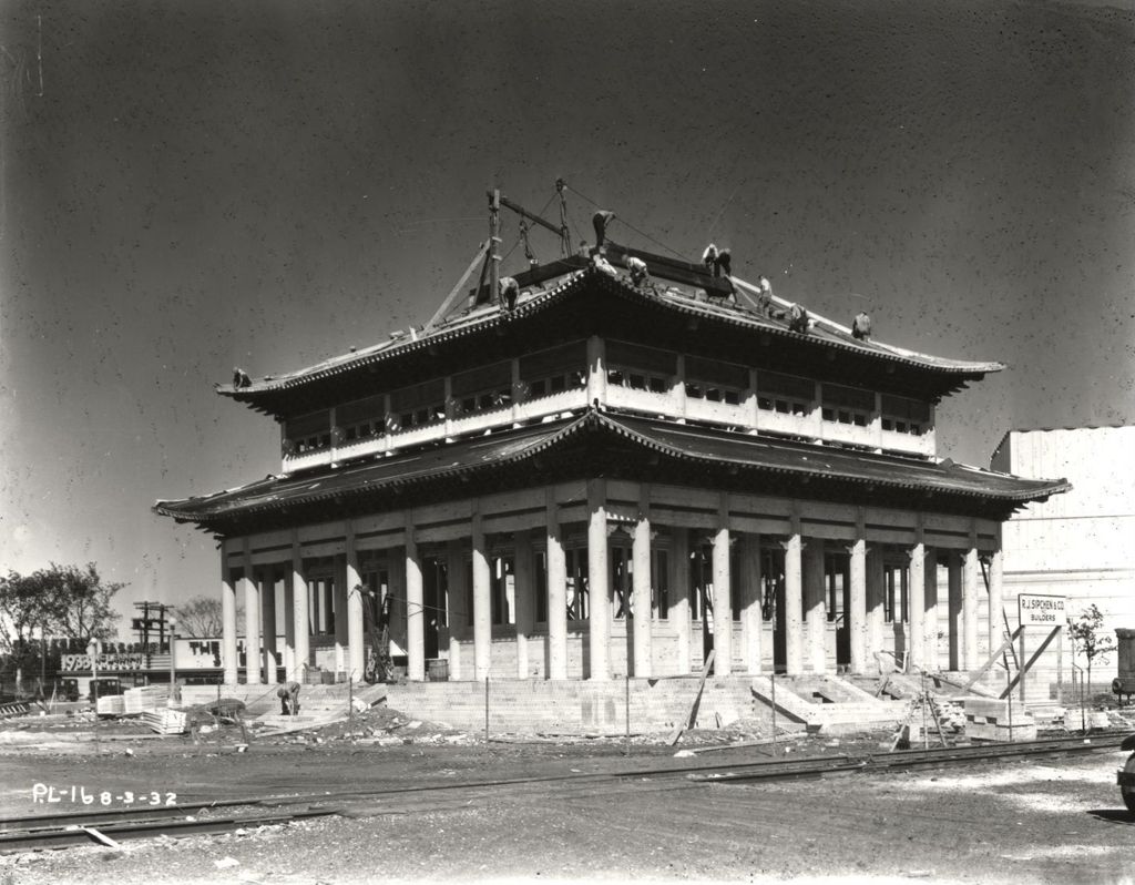 Miniature of Construction of the Chinese Lama Temple