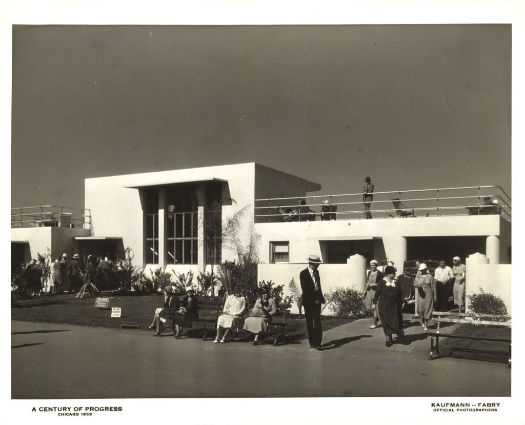 Miniature of Model Florida home at the Century of Progress International Exposition, 1933-1934.