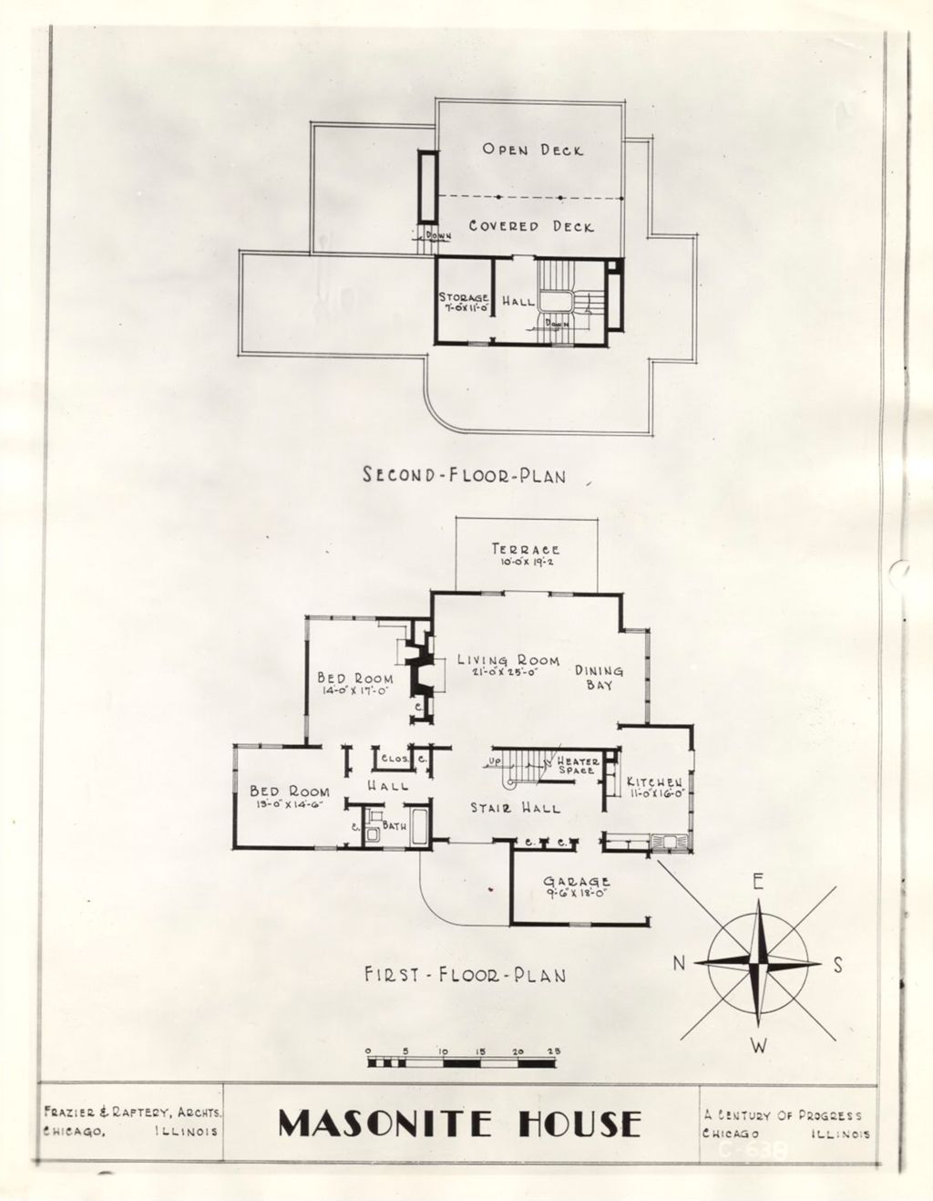 Miniature of Floor plan for the Masonite House exhibit