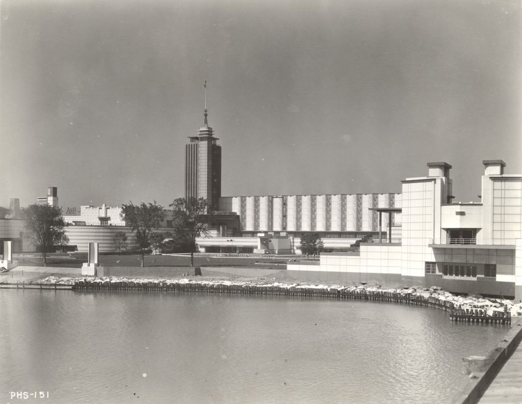 Miniature of Hall of Science from the South Lagoon