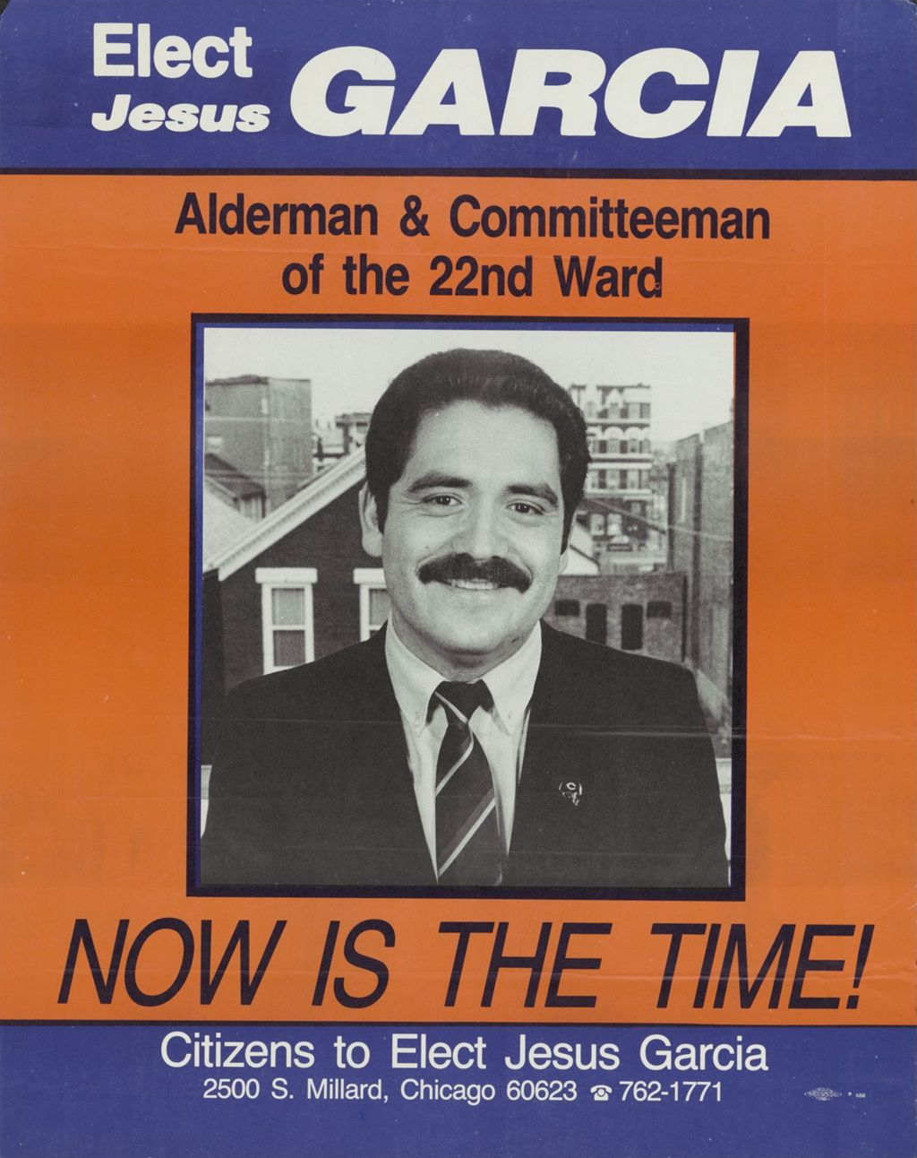 Miniature of Elect Jesus Garcia alderman & committeeman of the 22nd ward