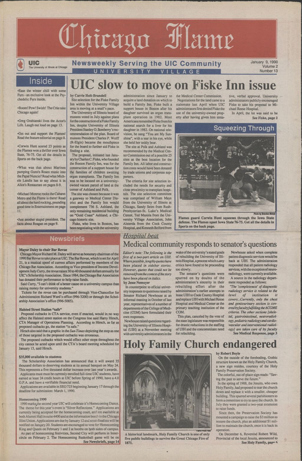 Chicago Flame (January 9, 1990)