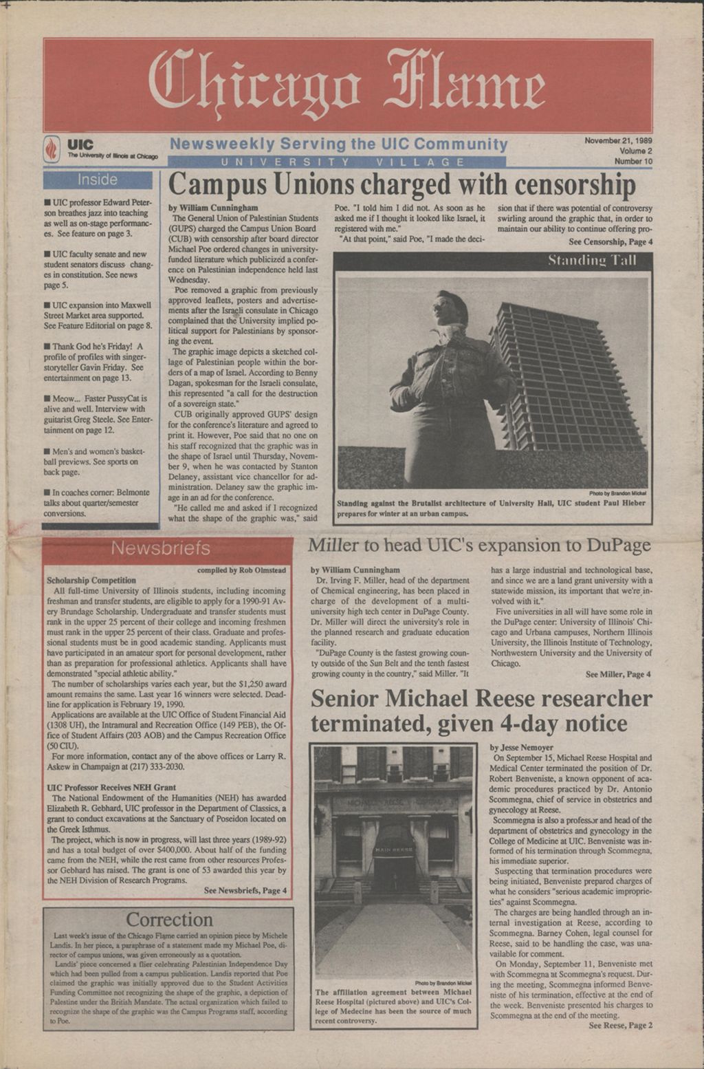 Chicago Flame (November 21, 1989)