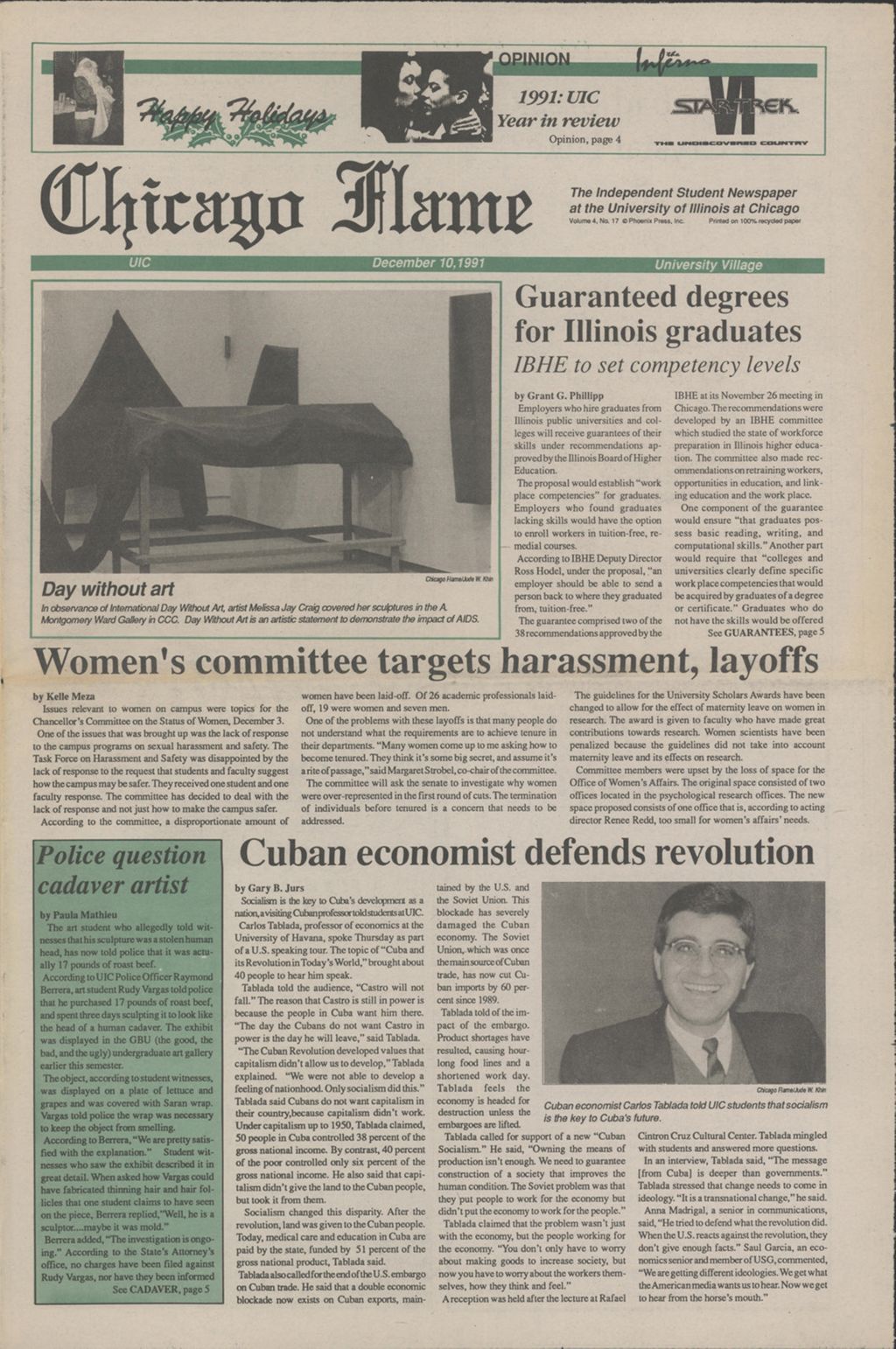 Chicago Flame (December 10, 1991)