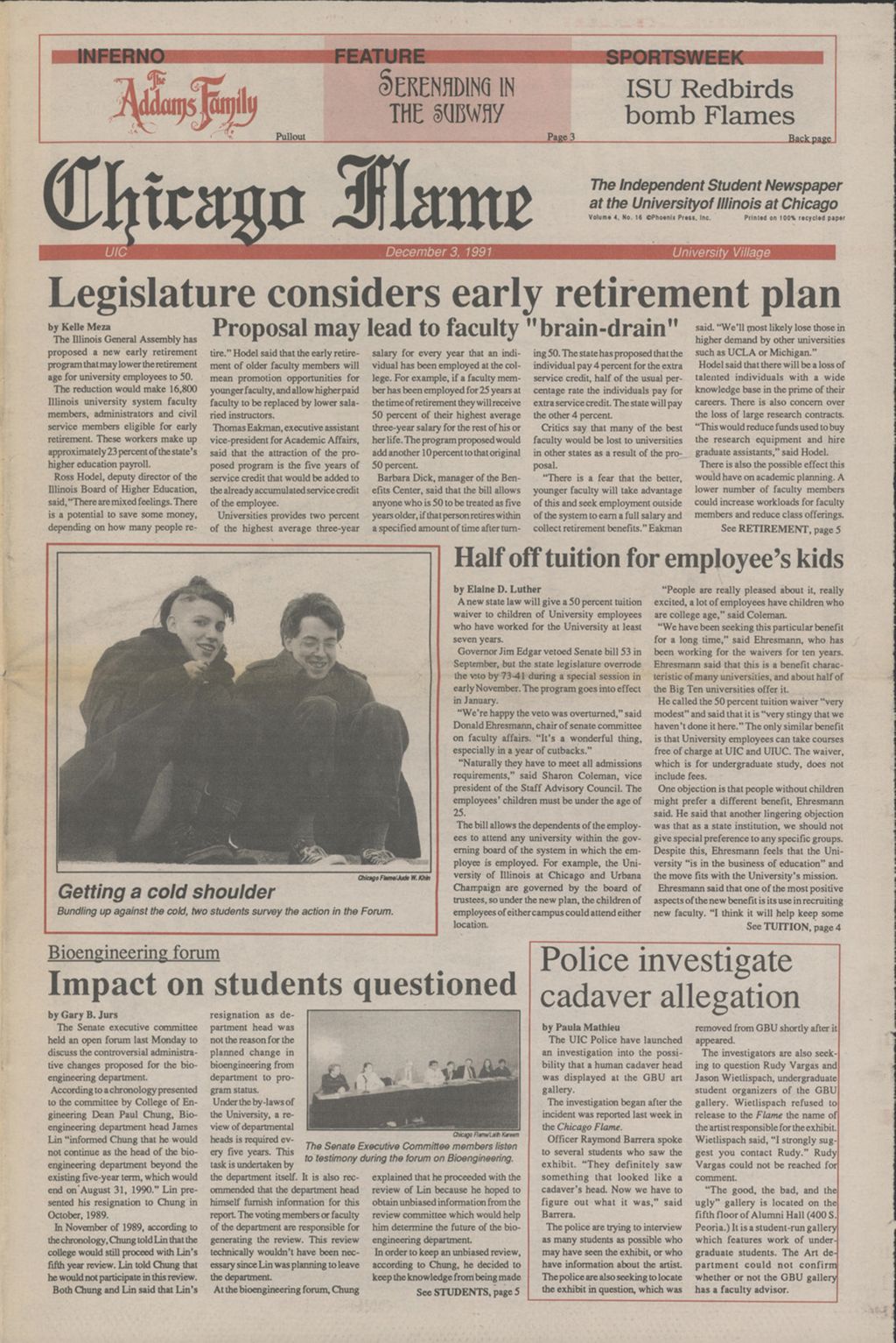 Chicago Flame (December 3, 1991)
