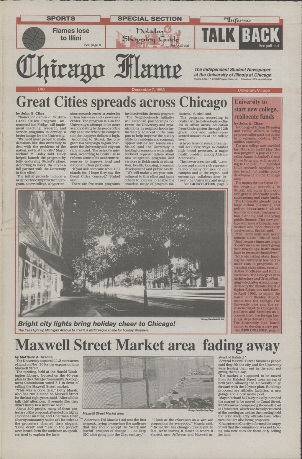 Chicago Flame (December 7, 1993)