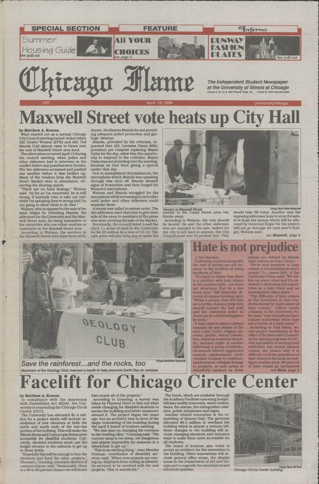Chicago Flame (April 19, 1994)
