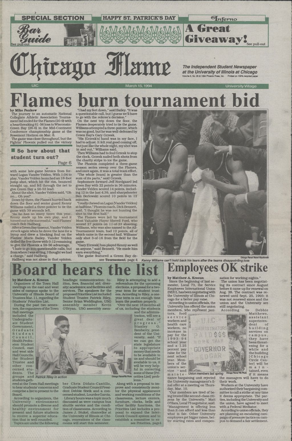 Chicago Flame (March 15, 1994)