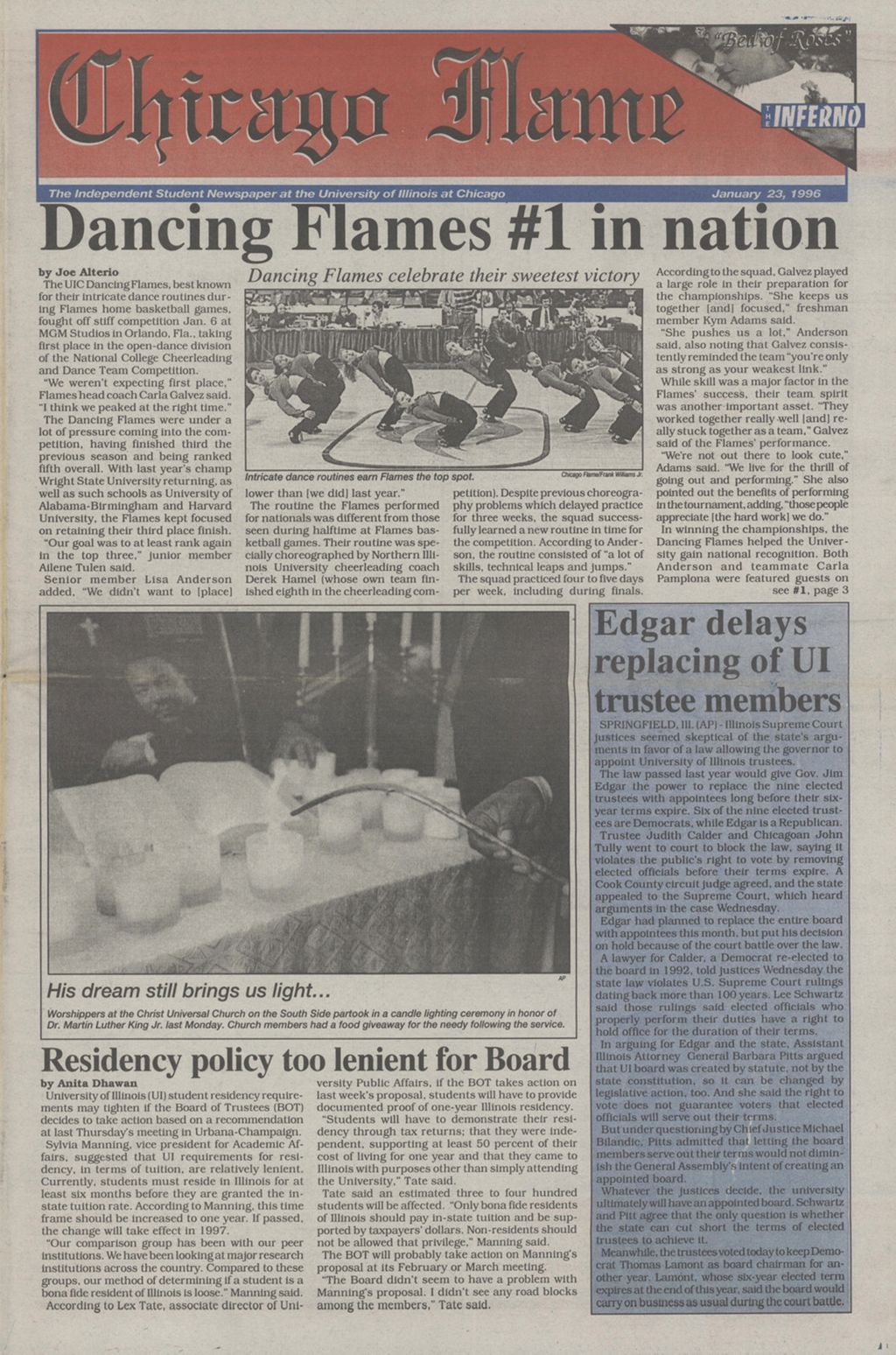Miniature of Chicago Flame (January 23, 1996)