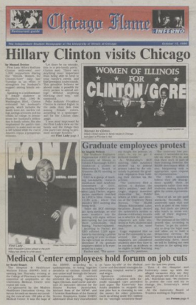 Chicago Flame (October 15, 1996)