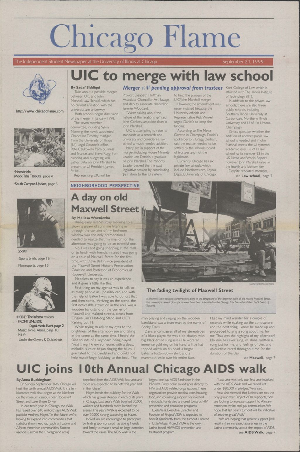 Miniature of Chicago Flame (September 21, 1999)