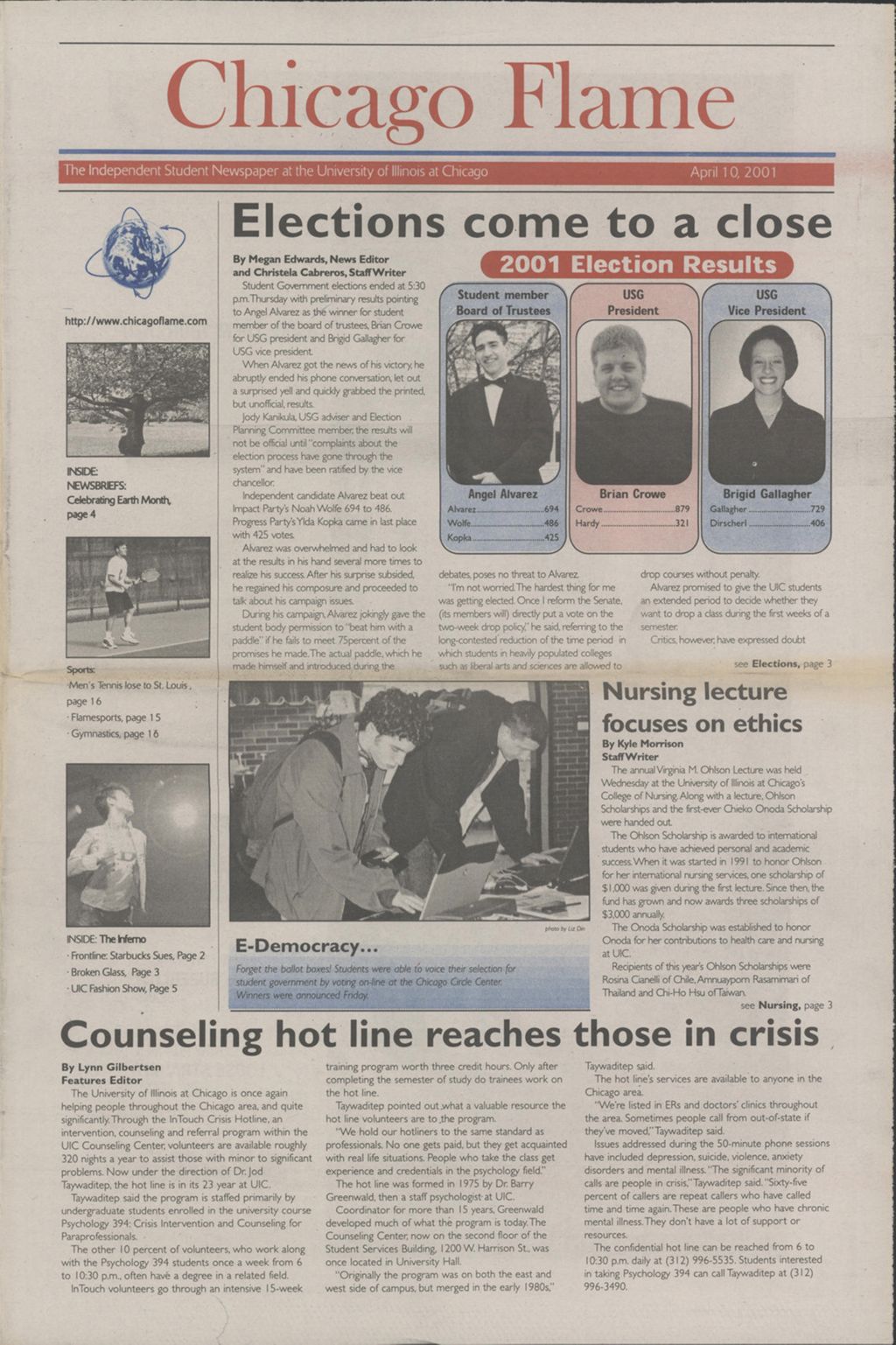 Chicago Flame (April 10, 2001)