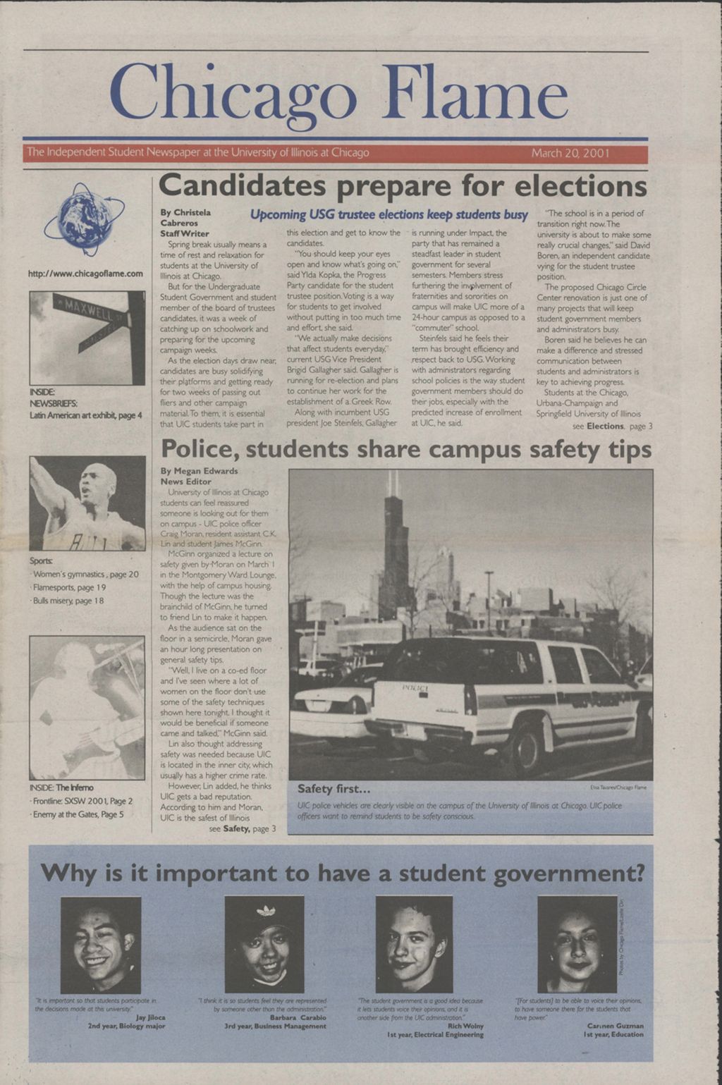 Chicago Flame (March 20, 2001)