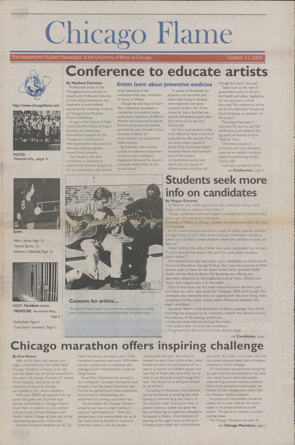Chicago Flame (October 31, 2000)