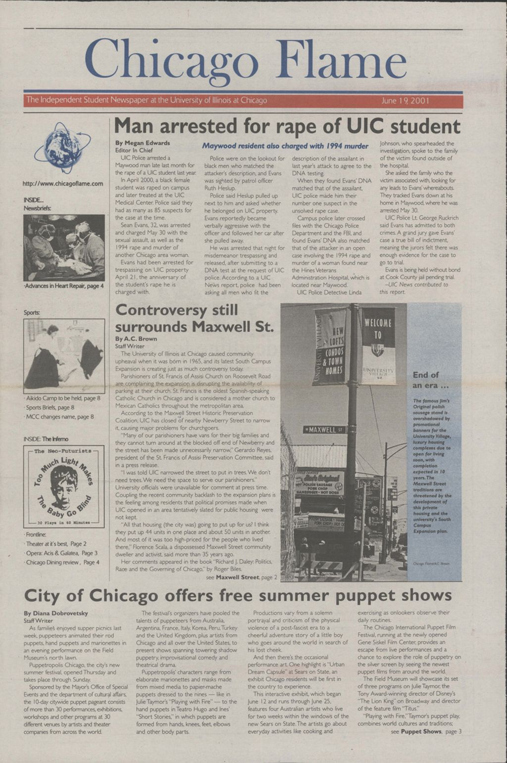 Chicago Flame (June 19, 2001)