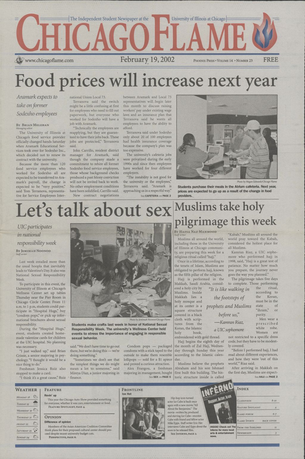 Chicago Flame (February 19, 2002)
