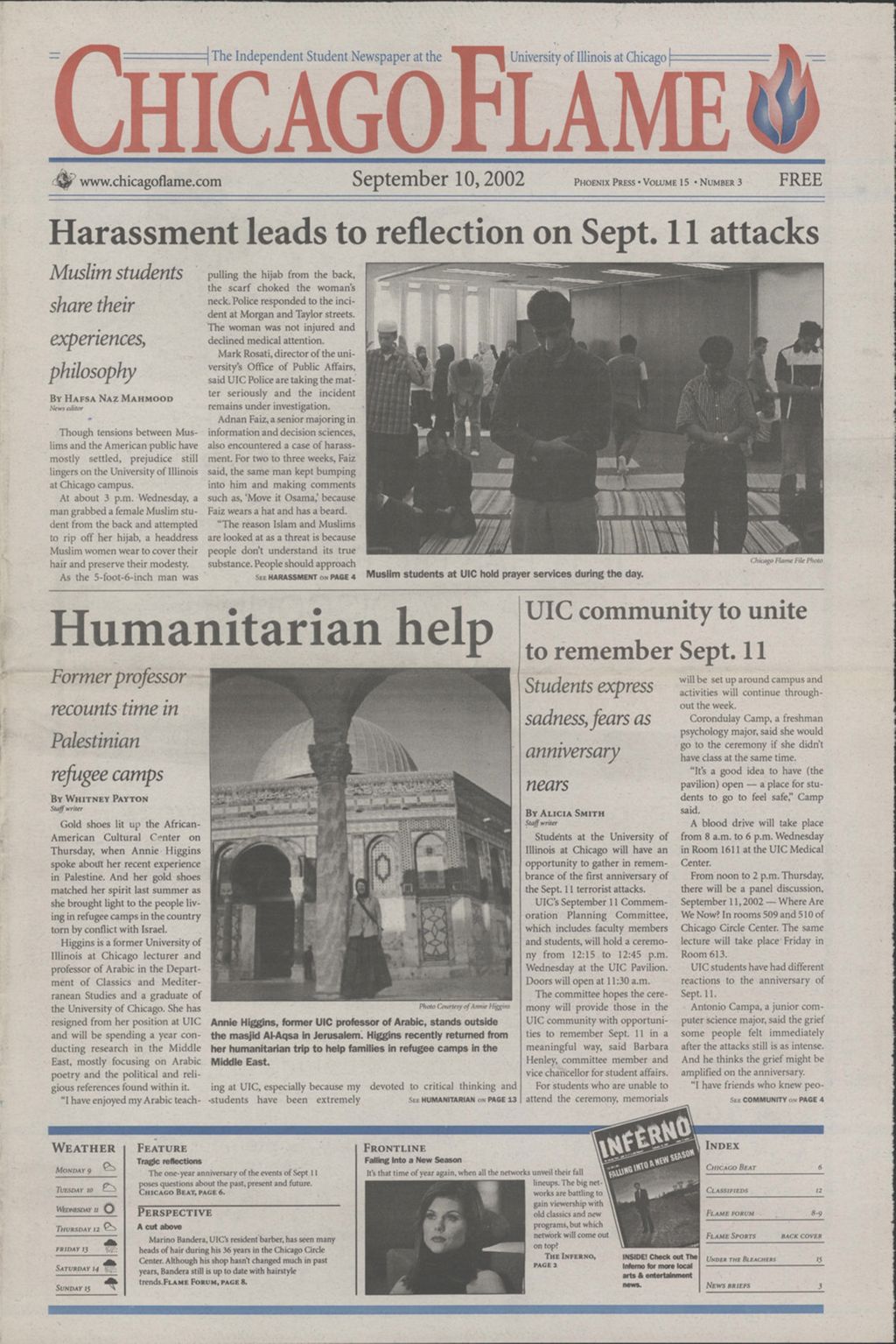 Chicago Flame (September 10, 2002)