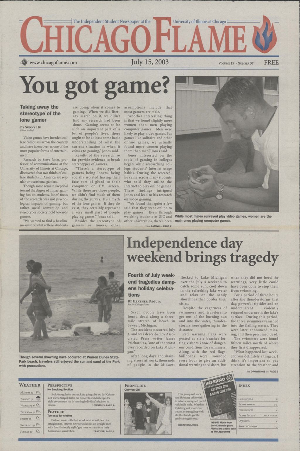 Chicago Flame (July 15, 2003)