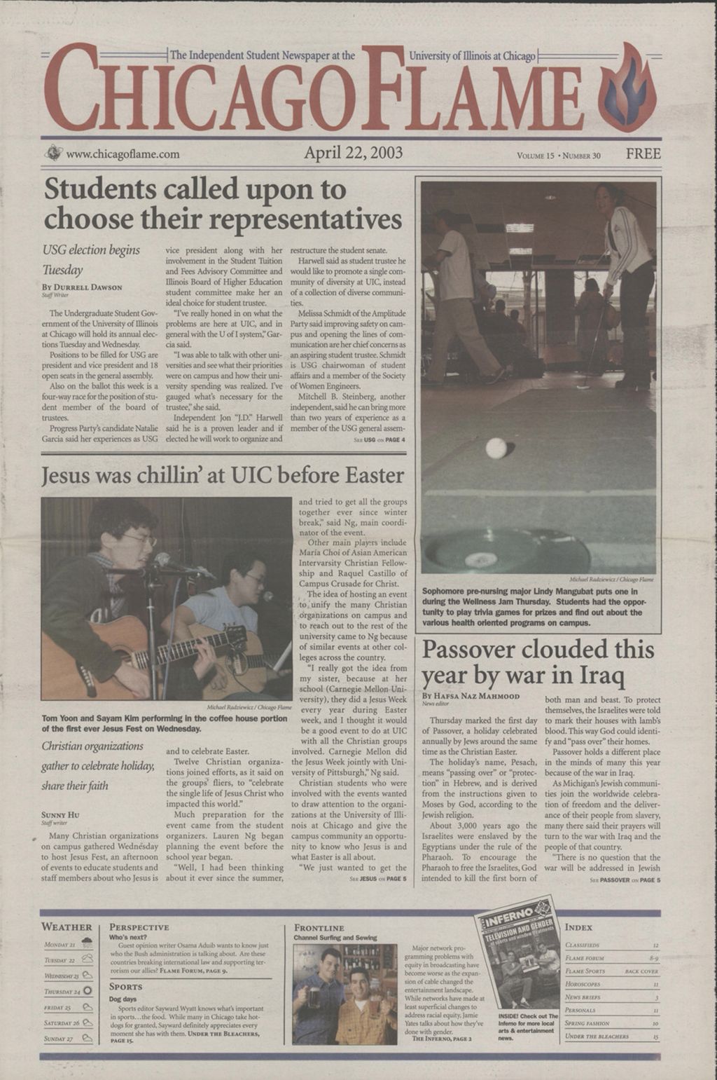 Chicago Flame (April 22, 2003)