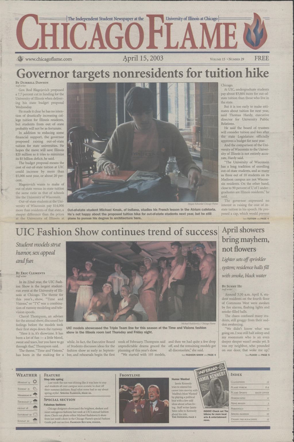 Chicago Flame (April 15, 2003)
