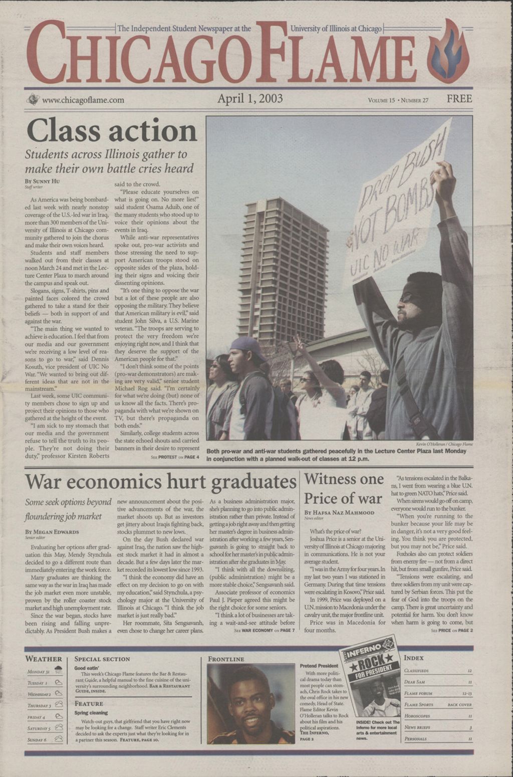 Chicago Flame (April 1, 2003)