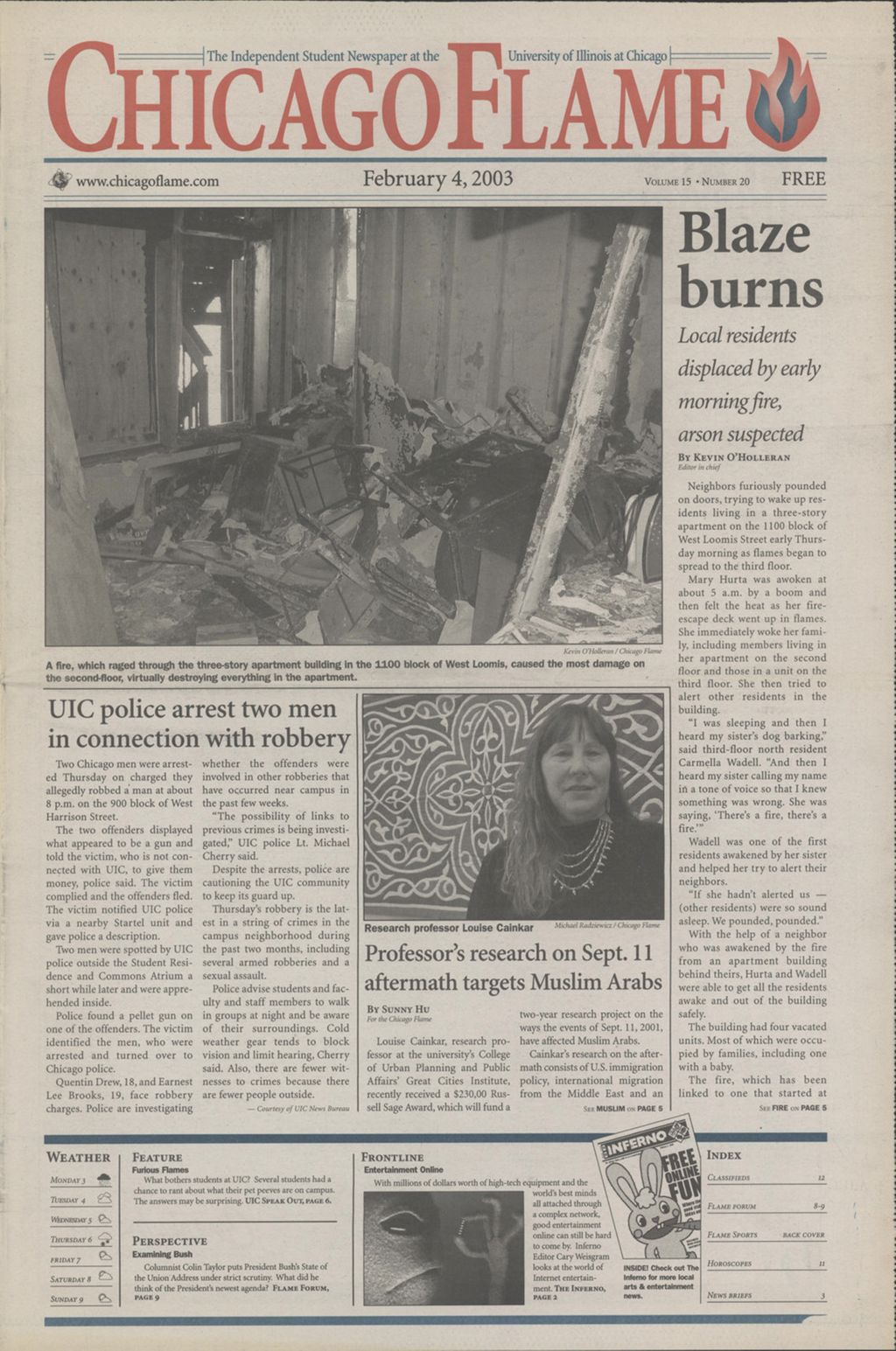Chicago Flame (February 4, 2003)