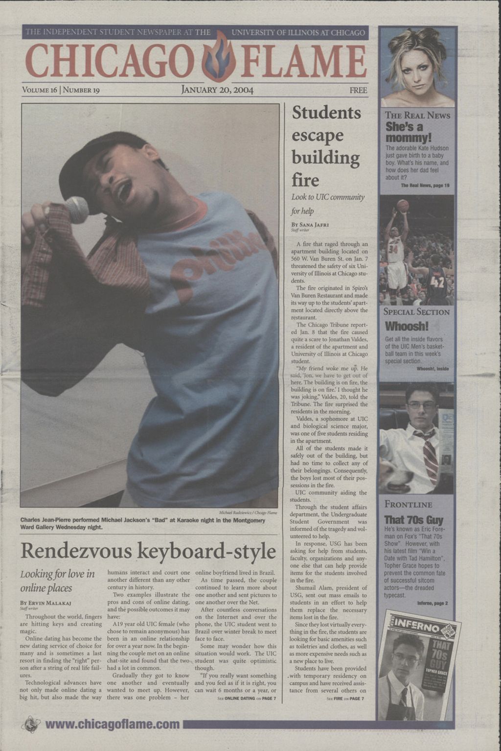 Chicago Flame (January 20, 2004)