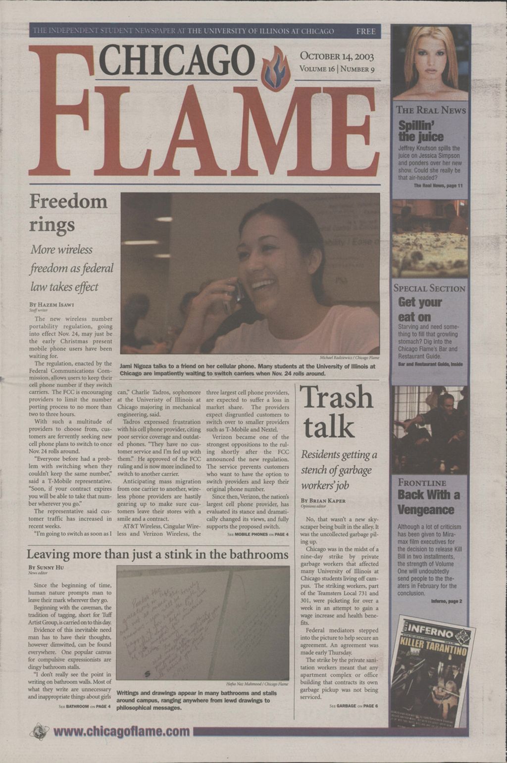 Chicago Flame (October 14, 2003)