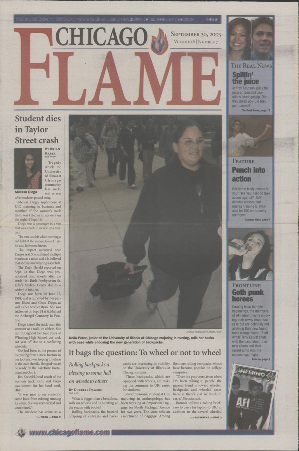 Chicago Flame (September 30, 2003)