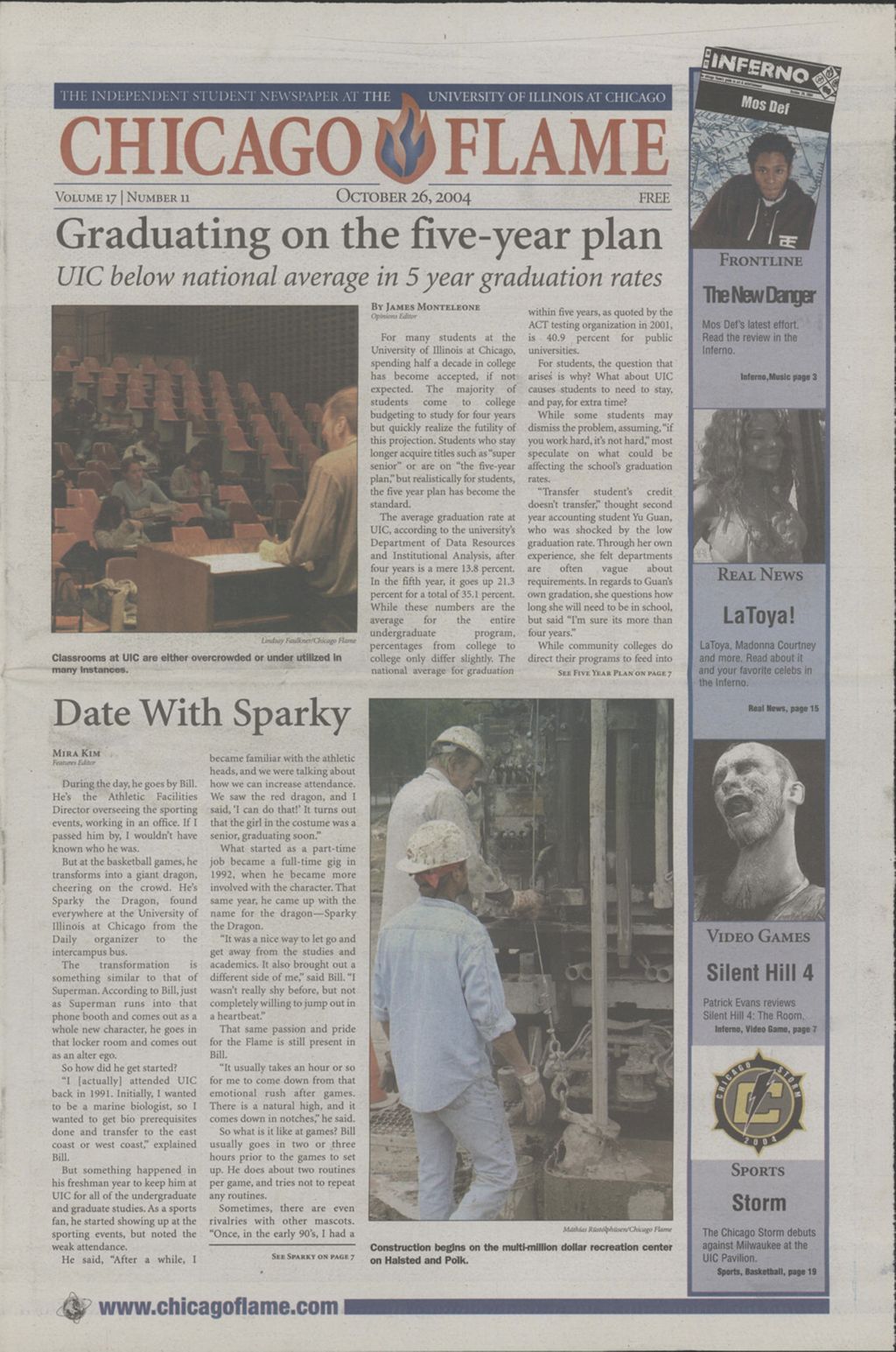 Chicago Flame (October 26, 2004)